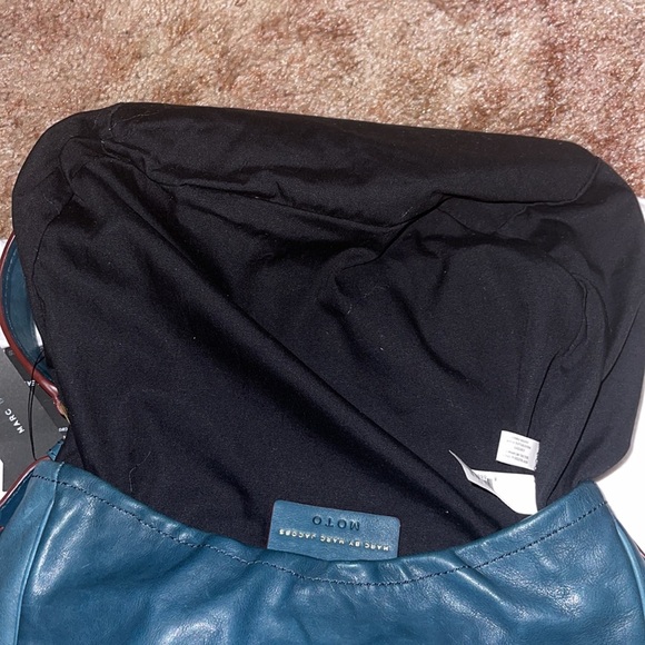 MARC BY MARC JACOBS- teal moto shoulder bag ✨NWT✨ - Picture 13 of 16